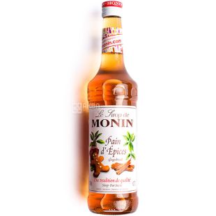 Monin Gingerbread, 0,7 л, Сироп Монін, Імбирний пряник, скло