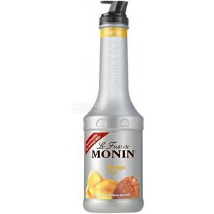 Monin Mango, 1,32 кг, Фруктове пюре Манго Монін, ПЕТ