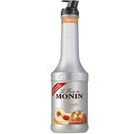 Monin Peach, 1,32 кг, Фруктове пюре Монін, Персик, ПЕТ