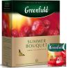 Greenfield, Summer Bouquet, 100 bags, Greenfield Tea, Summer Bouquet, herbal with raspberries
