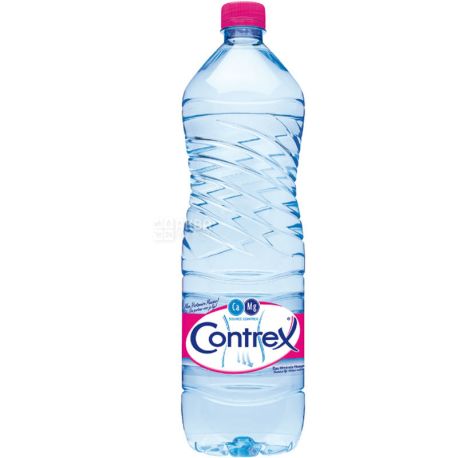 Contrex Mg+, 1,5 л, Контрекс, Щелочная вода минеральная негазированная, ПЭТ