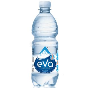 Acqua Eva, 0,5 л, Аква Ева, Вода гірська, негазована, ПЕТ