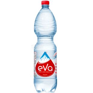 Acqua Eva, 1,5 л, Аква Ева, Вода гірська, газована, ПЕТ