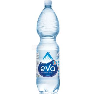 Acqua Eva, 1,5 л, Аква Ева, Вода гірська, негазована, ПЕТ