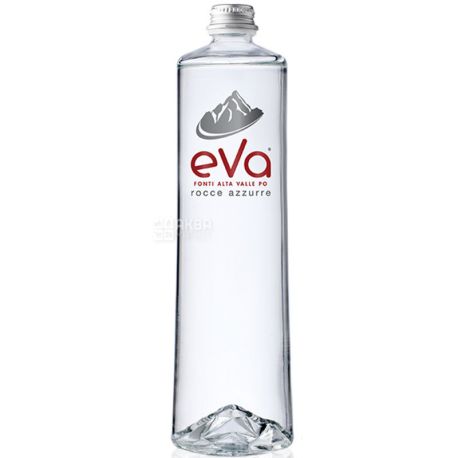 Acqua Eva Premium, 0.75 L, Aqua Eva, Mountain water, sparkling, glass