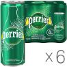 Perrier, 0,33 л, Упаковка 6 шт., Пер'є, Води мінеральні газована, ж/б
