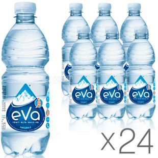 Acqua Eva, 0,5 л, Упаковка 24 шт., Аква Эва, Вода горная, негазированная, ПЭТ