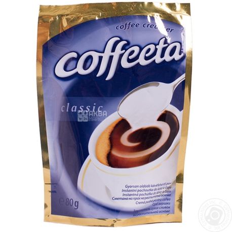 Coffeeta Classic, 80 г, Сухие сливки Коффита классик