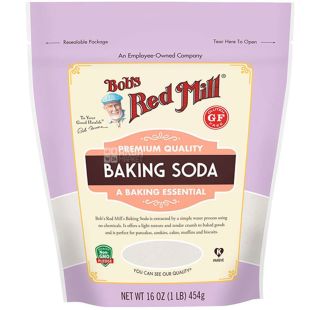 Bob's Red Mill, Сода харчова для випічки, без глютену, 453 г
