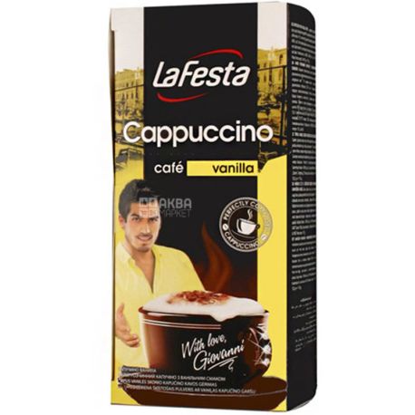 La Festa Vanilla, 10x22 g, La Festa, Hot chocolate with vanilla flavor, in sticks