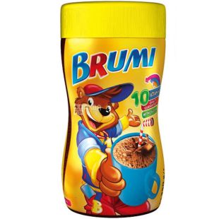 Brumi, Какао, 350 г, Бруми, Напиток витаминизированный, с кальцием, растворимый 