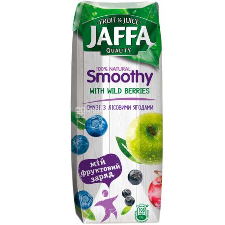 Jaffa Smoothy Wild Berries, Forest Berries, 0.25 L, Jaffa, Natural Smoothies