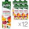Jaffa Smoothy Wild Berries, Тропічні фрукти, Упаковка 12 шт. по 0,95 л, Джаффа, Смузі натуральний