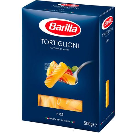 Barilla Tortiglioni, 500 г, Макароны Барилла Тортильони