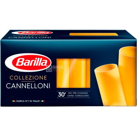 Barilla Cannelloni Collezione, 250 г, Макароны Барилла Каннеллони
