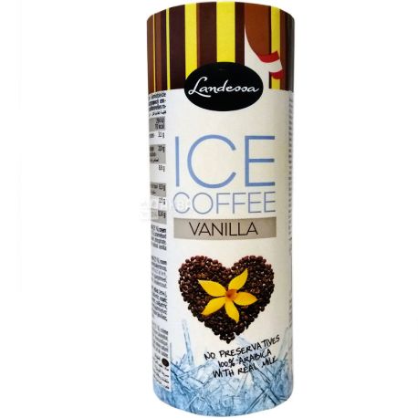 Landessa Ice Coffee Vanilla, 230 мл, Холодна кава, Ландесса Ваніла