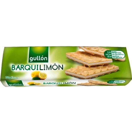Gullon Barquilimon, 150 g, Waffles Gullon Barquilimon, Lemon Flavor