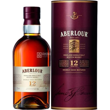 Aberlour, Виски 12 лет, 0,7 л, тубус