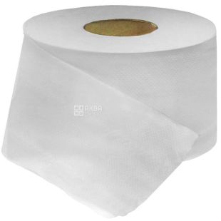 Wellis, 1 рул., Туалетная бумага макулатурная Велис, однослойная, 120 м, без перфорации, на втулке