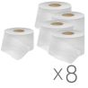 Wels, Toilet paper, double layer, Jumbo, gray, waste paper, 8 packs of 120 m each