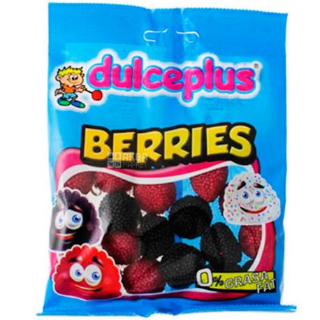 Dulceplus, 100 г, Дульчеплюс, Дикие ягоды, Жевательные конфеты, без глютена