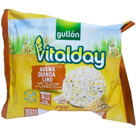 Gullon Vitalday, 28.8 g, Gullon Vitalday, Oatmeal Cookies