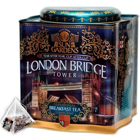 Sun Gardens London Bridge, 100 пак. Чай Сан Гарденс Лондон Бридж, чорний