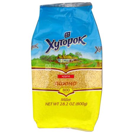 Хуторок, 0,8 кг, Крупа пшоно