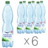 Карпатська Джерельна, 1,5 л, Упаковка 6 шт., Вода мінеральна слабогазована, ПЕТ