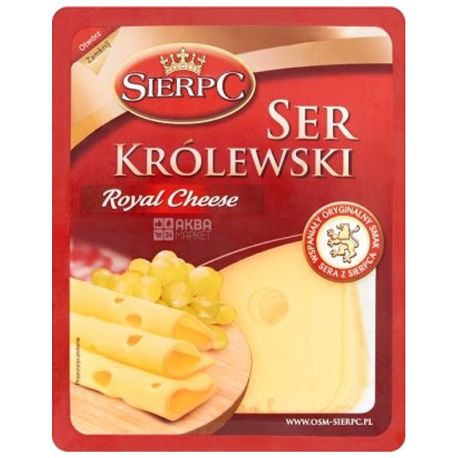 Sierps, Ser Królewski, 150 г, Сир Королівський Шєрпс, 45%, порційний