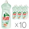 Fairy, 1 L, Pack of 10, Dishwashing liquid Fairy Tender hands, Tea tree and mint