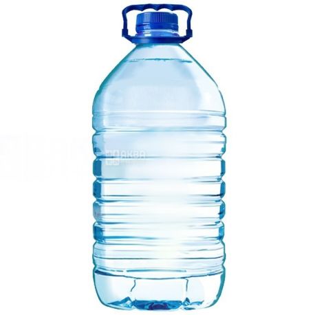 Bottle, 6 l, PET with lid and handle