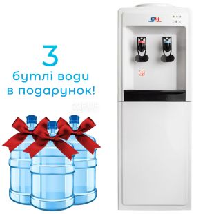 Cooper & Hunter CH-V118EB, Кулер для воды, напольный, электронный, белый