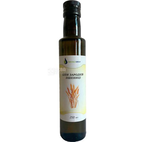 New Oils Group, 0,25 л, Олія із зародків пшениці, скло
