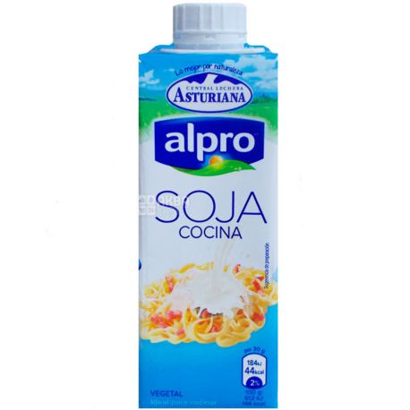 Alpro, 250 ml, Cream, vegetable, soya