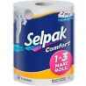 Selpak Comfort Maxi, 1 рул., Полотенце кухонное Селпак Комфорт Макси, 270 листов, 15х15 см