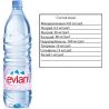 Evian, 1,5 л, Эвиан, Вода негазированная, ПЭТ