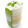 Amelon, Набор салатниц Био, 300 мл, с крышками, из кукурузного крахмала, 12 шт.