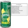 Perrier Lemon, 0,33 л, Вода газована мінеральна Пер'є, зі смаком Лимона, ж/б