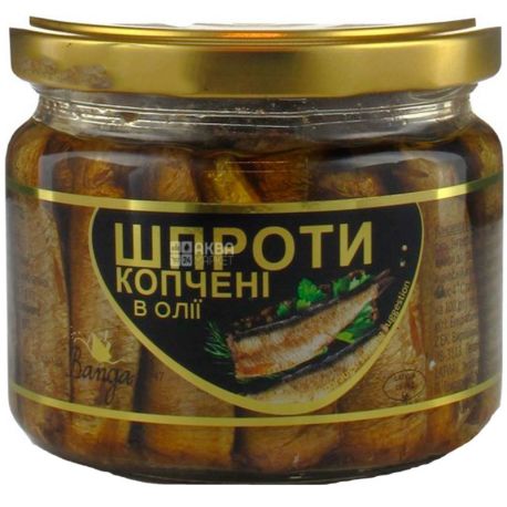 Banga, 250 г, Шпроти в олії