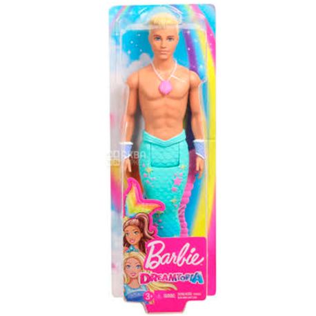 Barbie, Кукла Кен, Русал из Дримтопии, для детей от 3-х лет