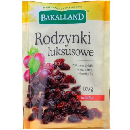 Bakalland, 100 g, Bakalland Jumbo Raisins