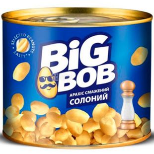 Big Bob, 120 г, Арахис жареный Биг Боб, соленый 