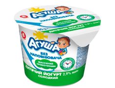 Агуша, 90 г, Йогурт детский, без наполнителя, с 8 месяцев, 2,9% ...