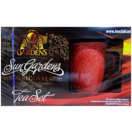 Sun Gardens Набор Colombo + Green Gunpowder, 2 вида по 25 пак., Набор Сан Гарденс Чай черный Коломбо + Чай зелёный байховый Гра