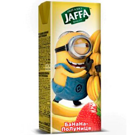 Jaffa, 0,2 л, Джаффа, Нектар Міньйони, Бананово-полуничний
