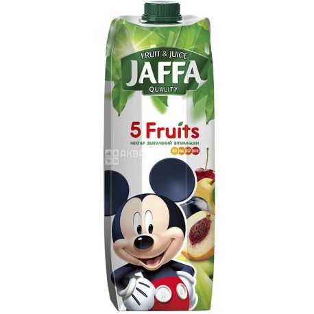 Jaffa 5 Fruits, 0.95 L, Jaffa, Natural Nectar 5 Fruits, Mickey Mouse