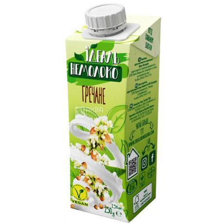 Ideal Non-Milk, 250 g, Buckwheat Drink, 2.5%