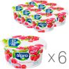 Alpro, Raspberry Cranberry, упаковка 6 шт., по 150 г, Алпро, Соєвий йогурт з малиною та журавлиною, 3%