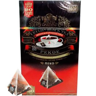 Sun Gardens, PEKOE,  20 пак. х 2 г, Чай Сан Гарденс, Пекое, чорний, крупнолистовий